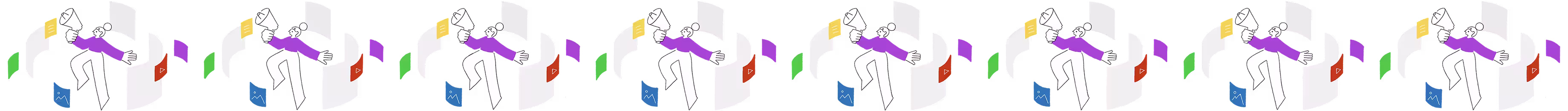 Webプロモーション制作をイメージしたイラスト
