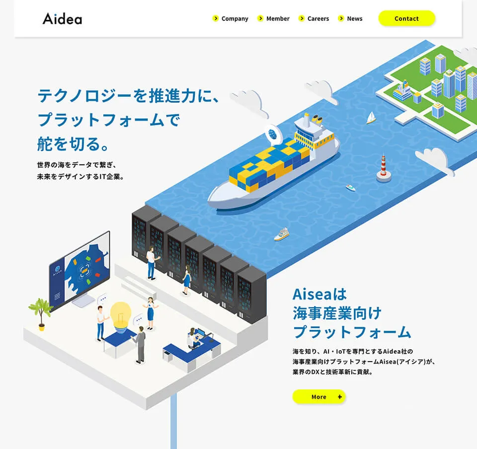 アイディア株式会社コーポレートサイトTOP