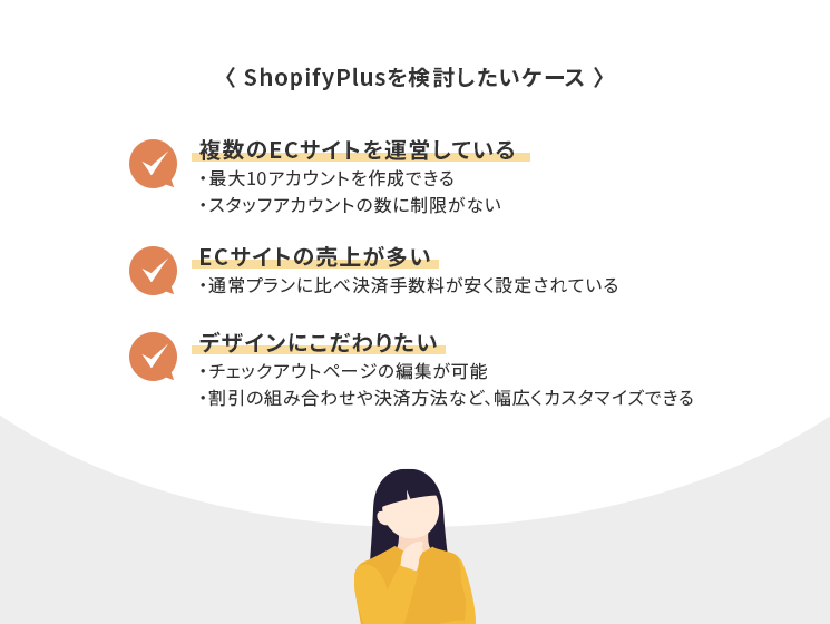 Shopify Plusを検討したいケース
