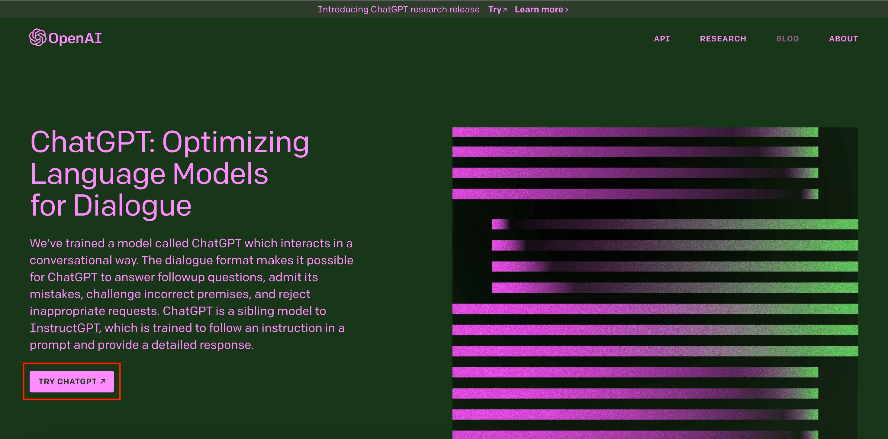 OpneAIのサイト
