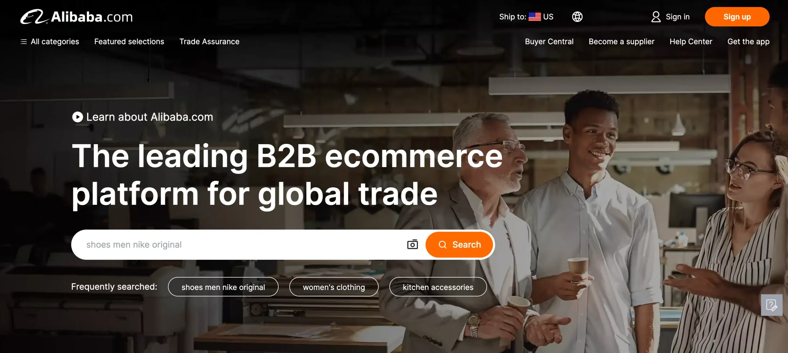 中国：Alibaba.com