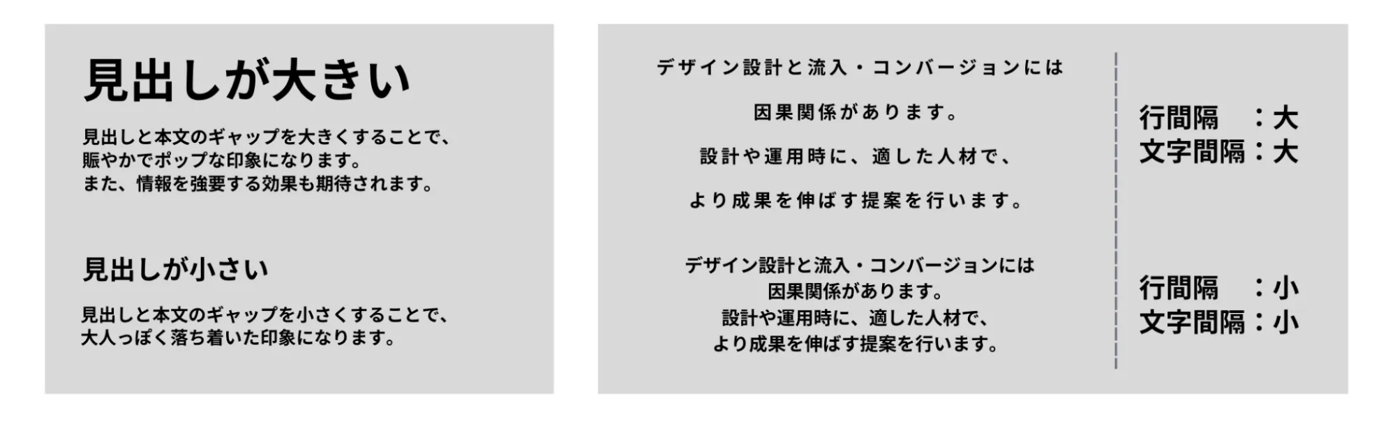 デザインのバランス