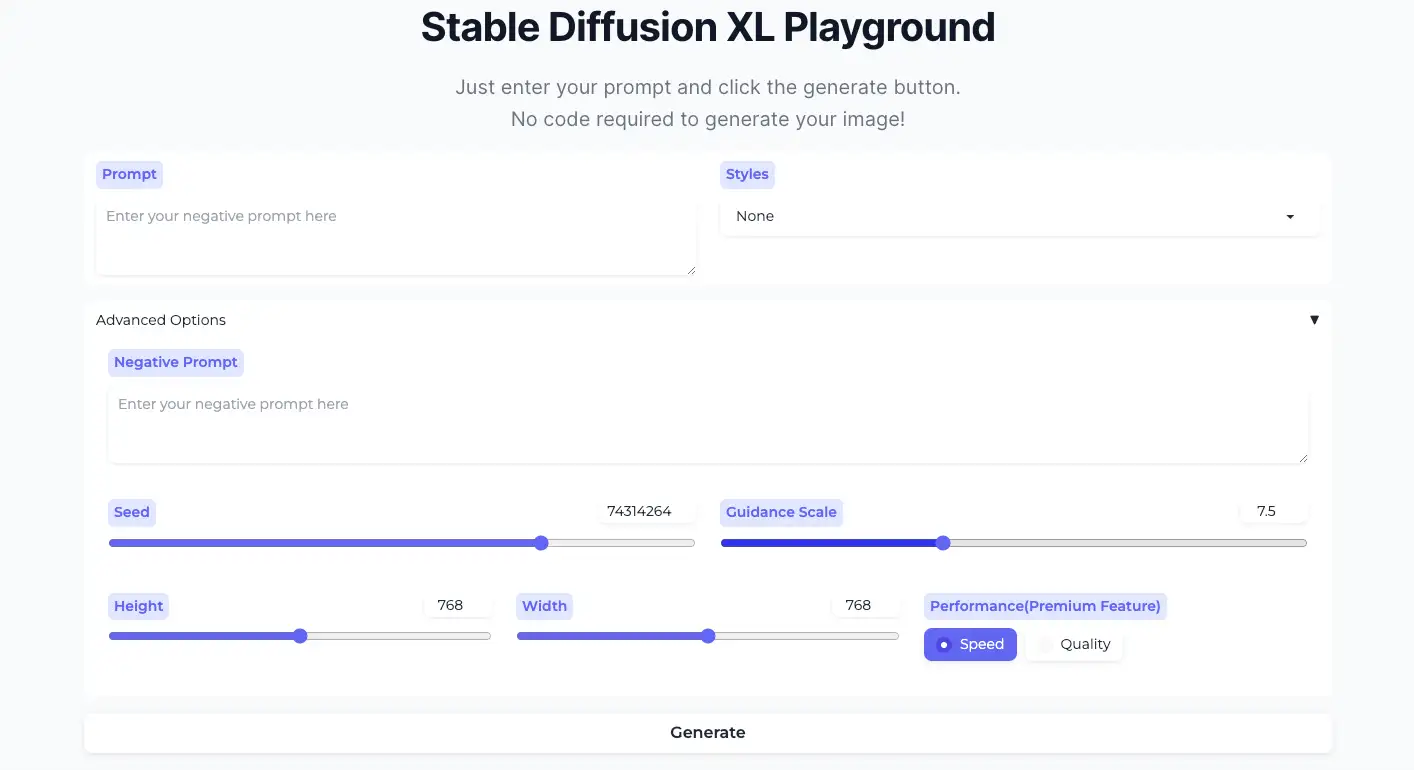 Stable Diffusion online公式サイト